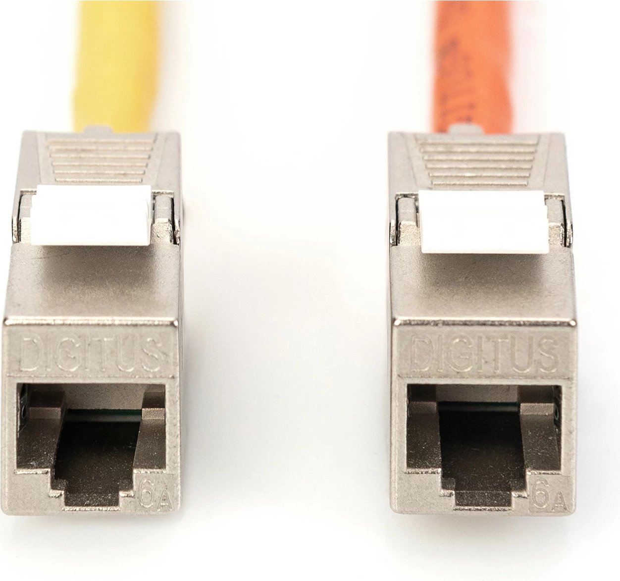 Keystone Jack Digitus Cat6a RJ45, i mbrojtur, metalik
