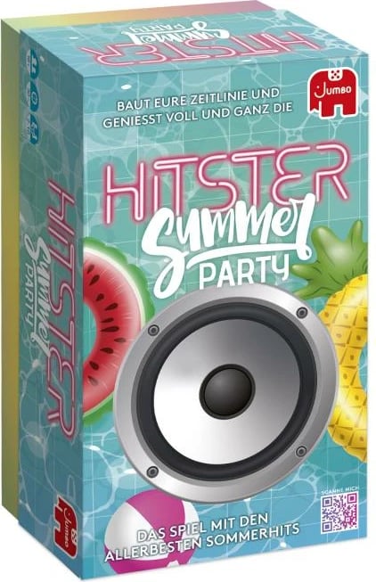 Lojë tavoline, Jumbo, Hitster Summer Party 1110100357, kuiz muzikor me aplikacion, 16+