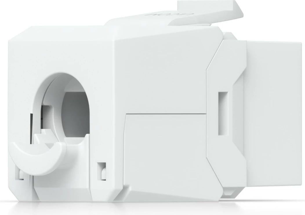 Keystone jack Ubiquiti Cat6, 12 copë, i bardhë