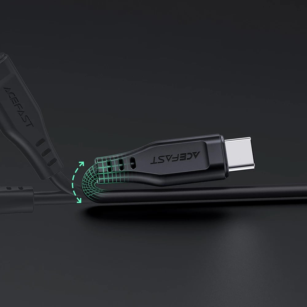 Kabllo Acefast C3-01 USB-C në Lightning, 1.2m, 30W, e bardhë