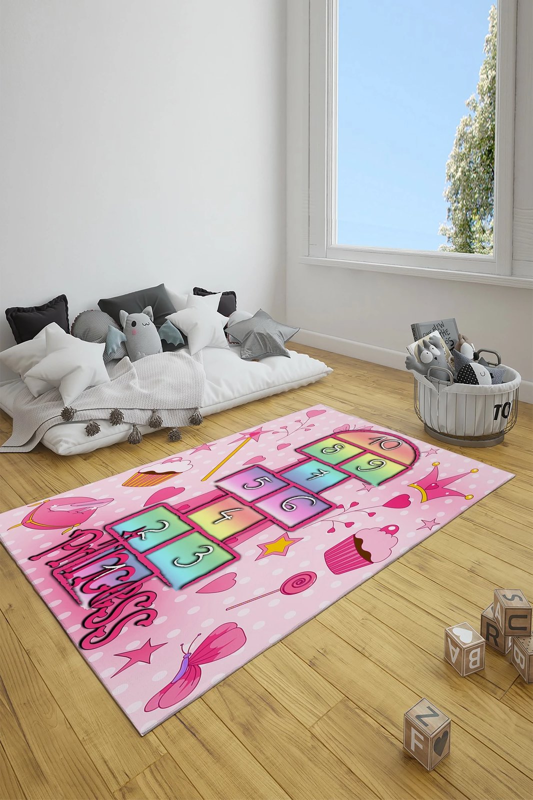 Qilim për fëmijë, shumëngjyrësh, 80x150cm, Conceptum Hypnose, CT-3021