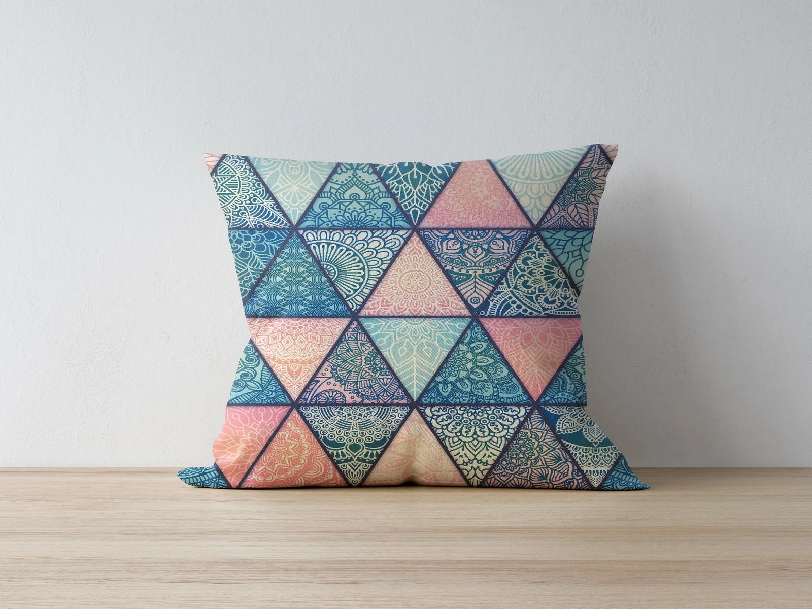 Jastëk mbulesë Aberto Design, a1206, shumëngjyrëshe, 43x43cm