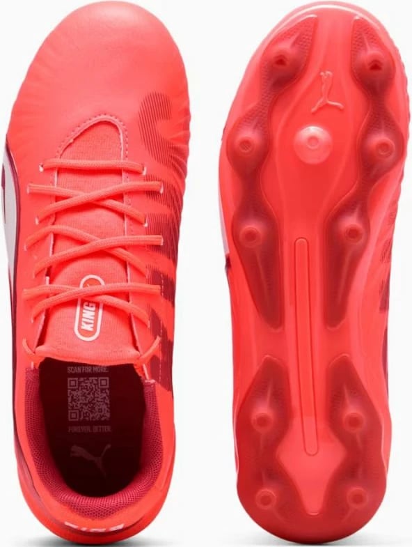 Atlete futbolli Puma për fëmijë, të kuqe