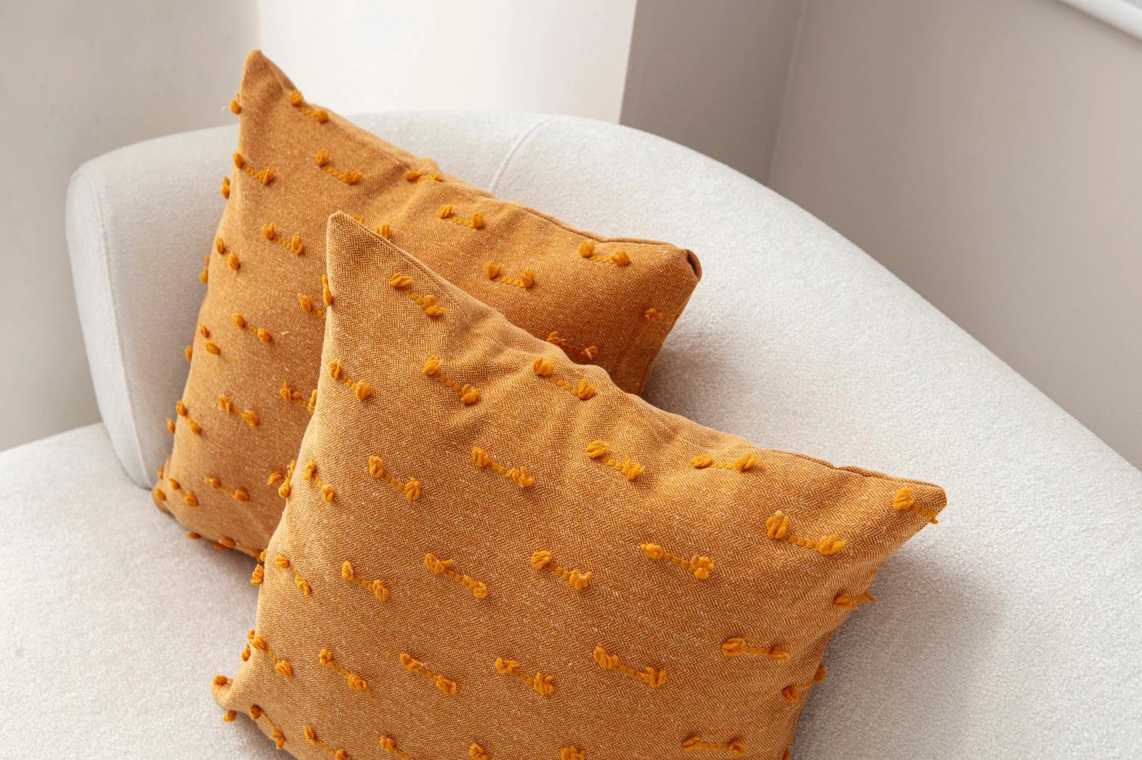 Set mbulesash për jastëkë (2 copë), Evila Originals, Tuffet, portokalli v6