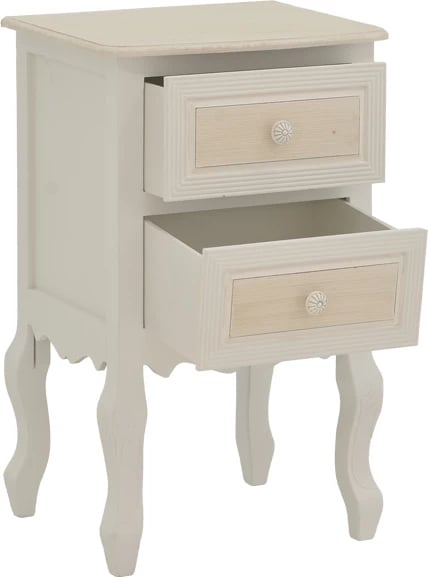 Komodinë me sirtarë Joliene, ngjyrë natyrale-antike, MDF, 40x34.5x64.5cm