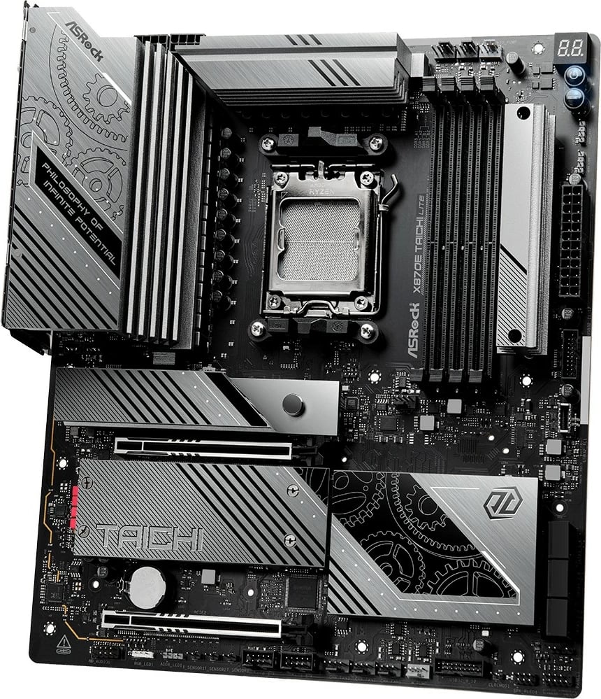 Pllakë amë ASRock X870E Taichi Lite, Socket AM5, 4x DDR5, E-ATX, e zezë