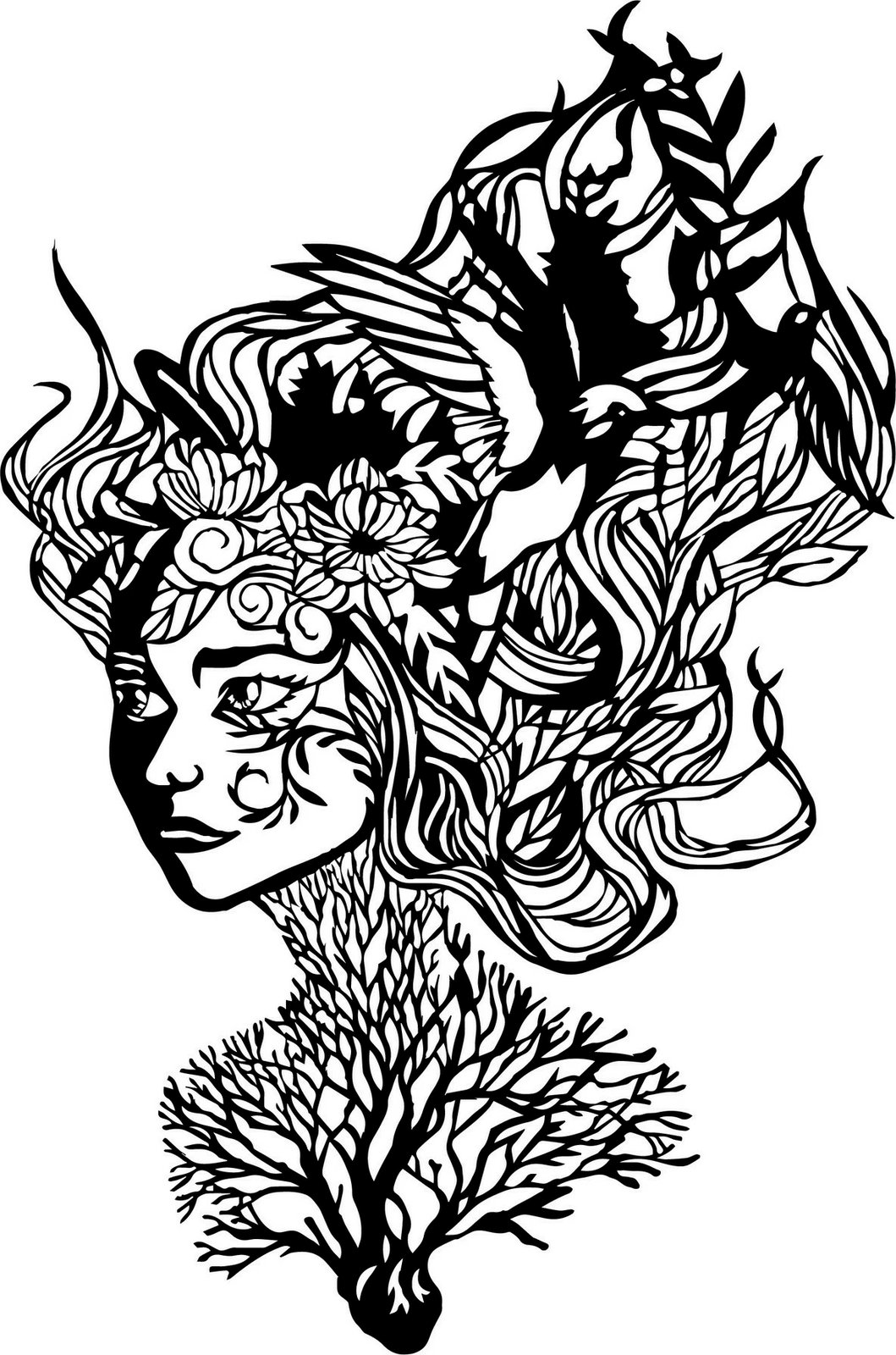 Aksesor dekorativ metalik për mur, Wallity, Zemra e Bukurisë, ngjyrë e zezë, 47x70cm