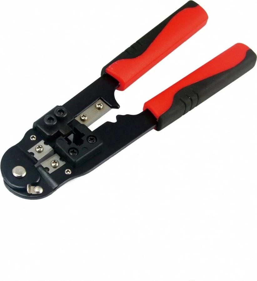 Vegël krimpimi Gembird T-WC-03, 3-në-1, për RJ45, e zezë/kuqe