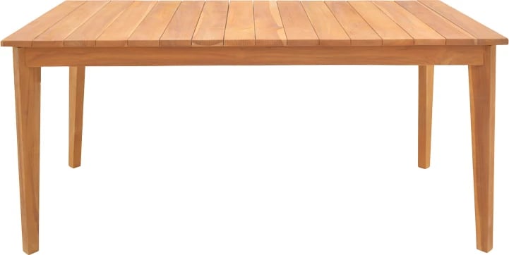 Tavolinë druri teak Ory, ngjyrë natyrale, 160x80x75cm