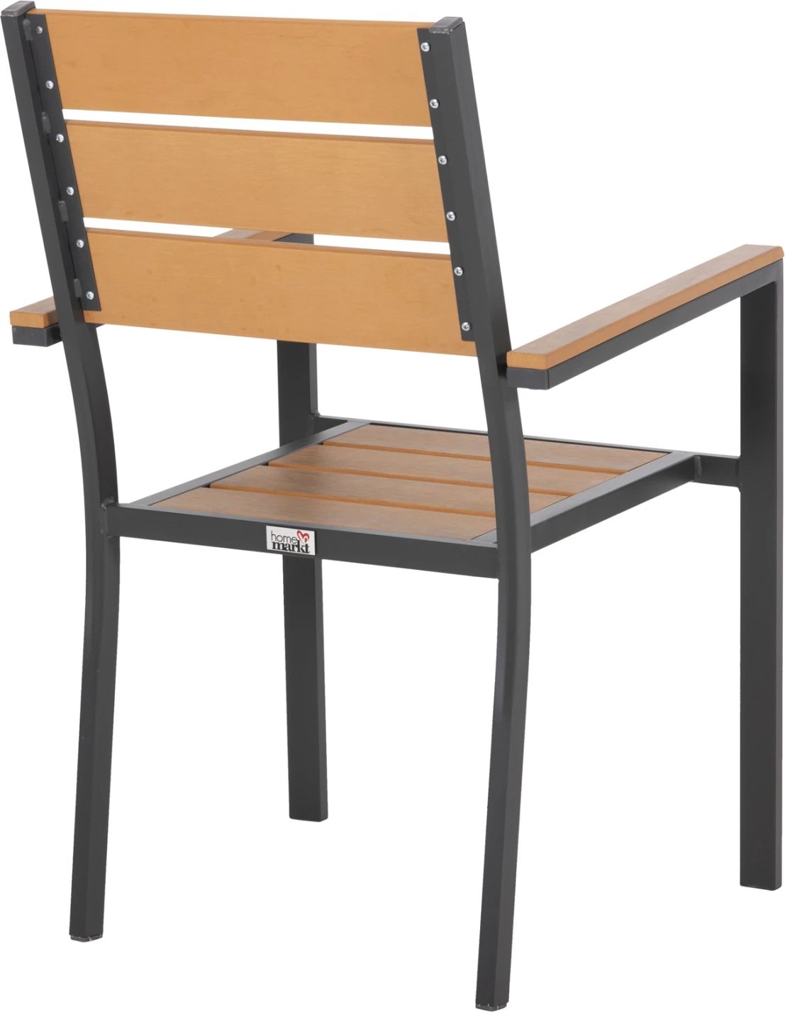 Karrige alumini SAGA FH5981.03, ngjyrë anthracite-polywood natyrale, 55x55x86H cm