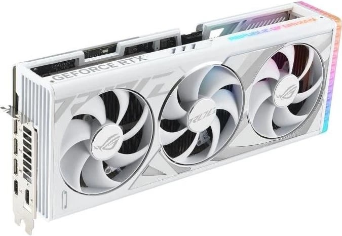 Kartelë grafike ASUS GeForce RTX 4080 SUPER ROG STRIX OC WHITE 16GB DLSS 3 Kartelë grafike ASUS GeForce RTX 4080 SUPER ROG STRIX OC WHITE 16GB DLSS 3