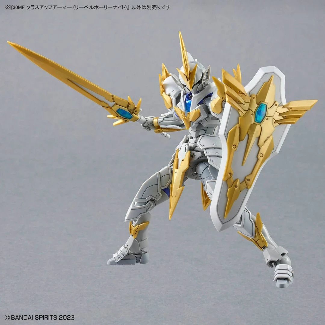 Model figure BANDAI 30MF Class Up Armor Liber Holy Knight, bardhë/ari