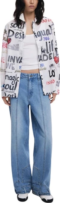 Bluzë Desigual femra e bardhë