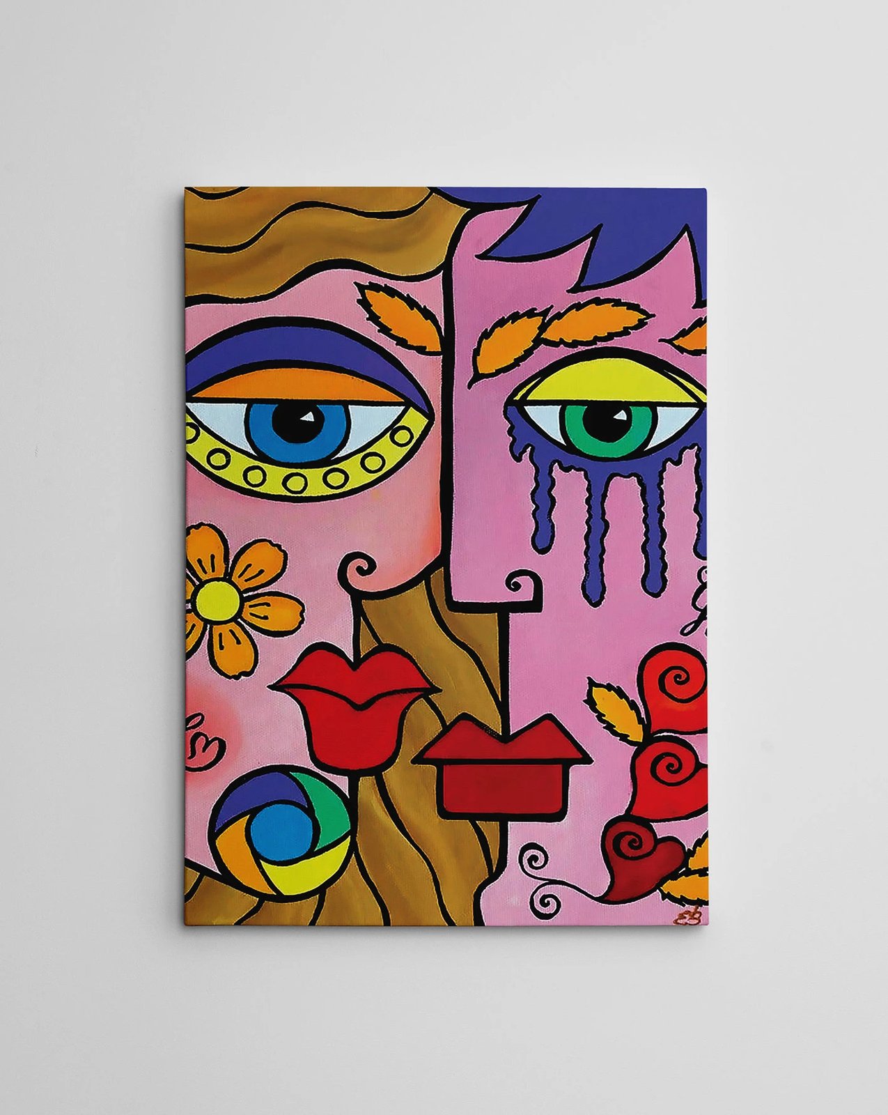 Pikturë dekorative në kanavacë Wallity, WY211, 70x100cm