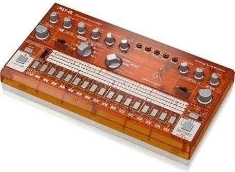 Makina perkusioni Behringer RD-6-TG, ngjyrë portokalli transparente