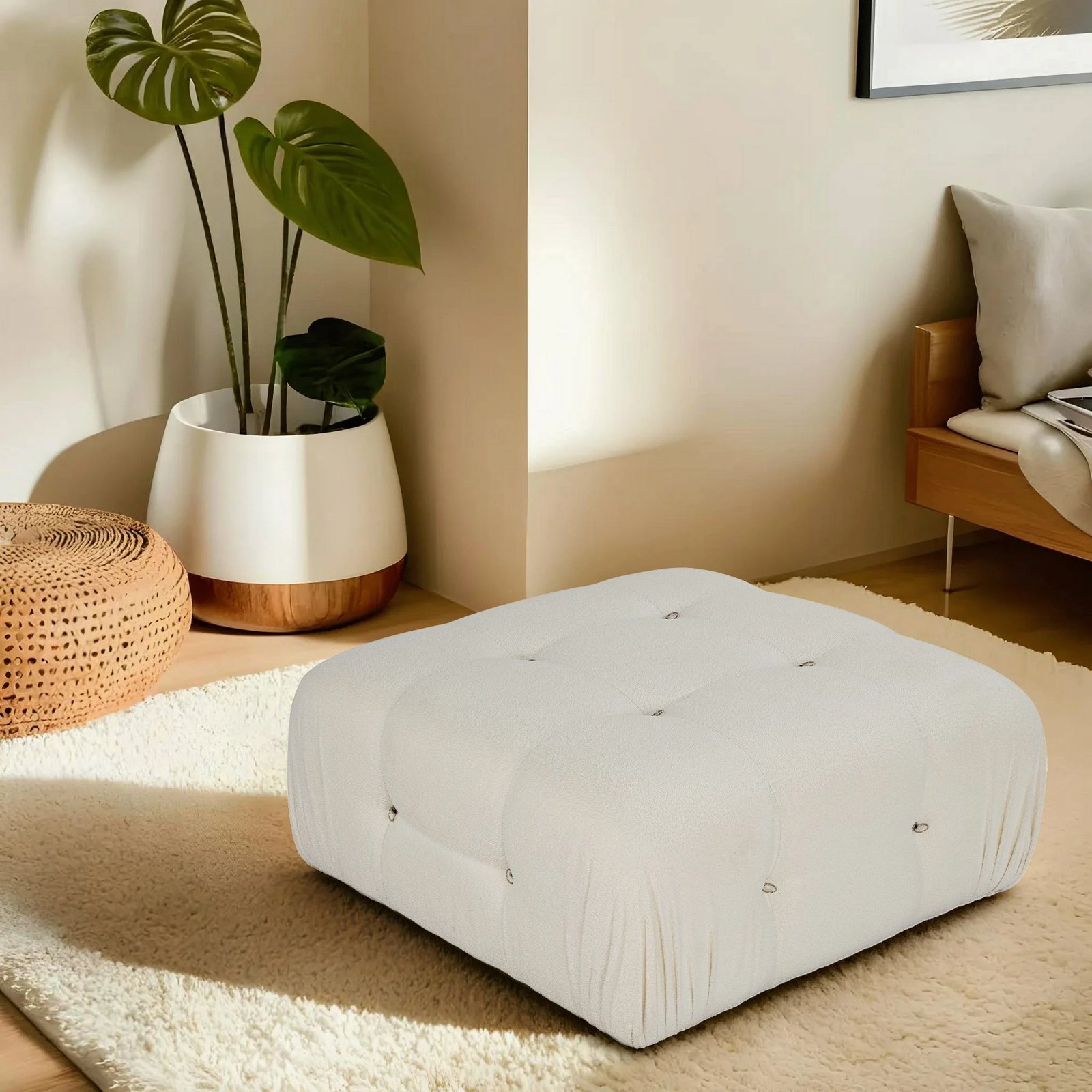 Puf Bubble, ngjyrë e bardhë, Atelier del Sofa