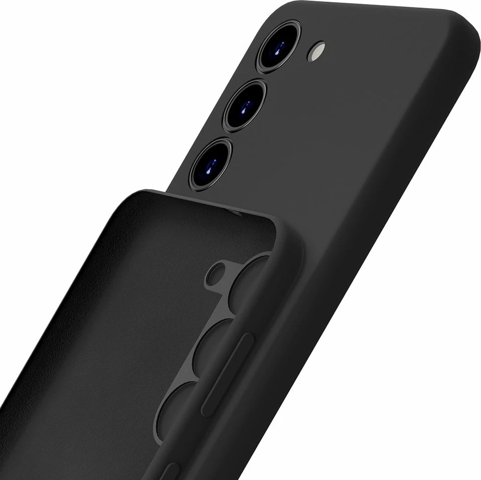 Mbështjellës silikoni 3mk për Samsung Galaxy S23+, i zi