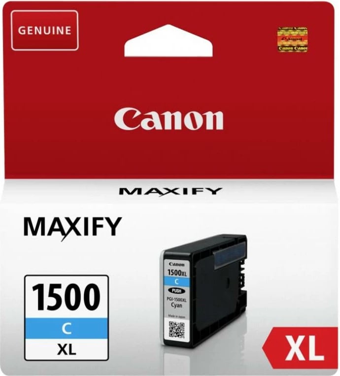 kartush boje Canon PGI-1500XL 12 ml rendiment i lartë, 1020 faqe, cyan