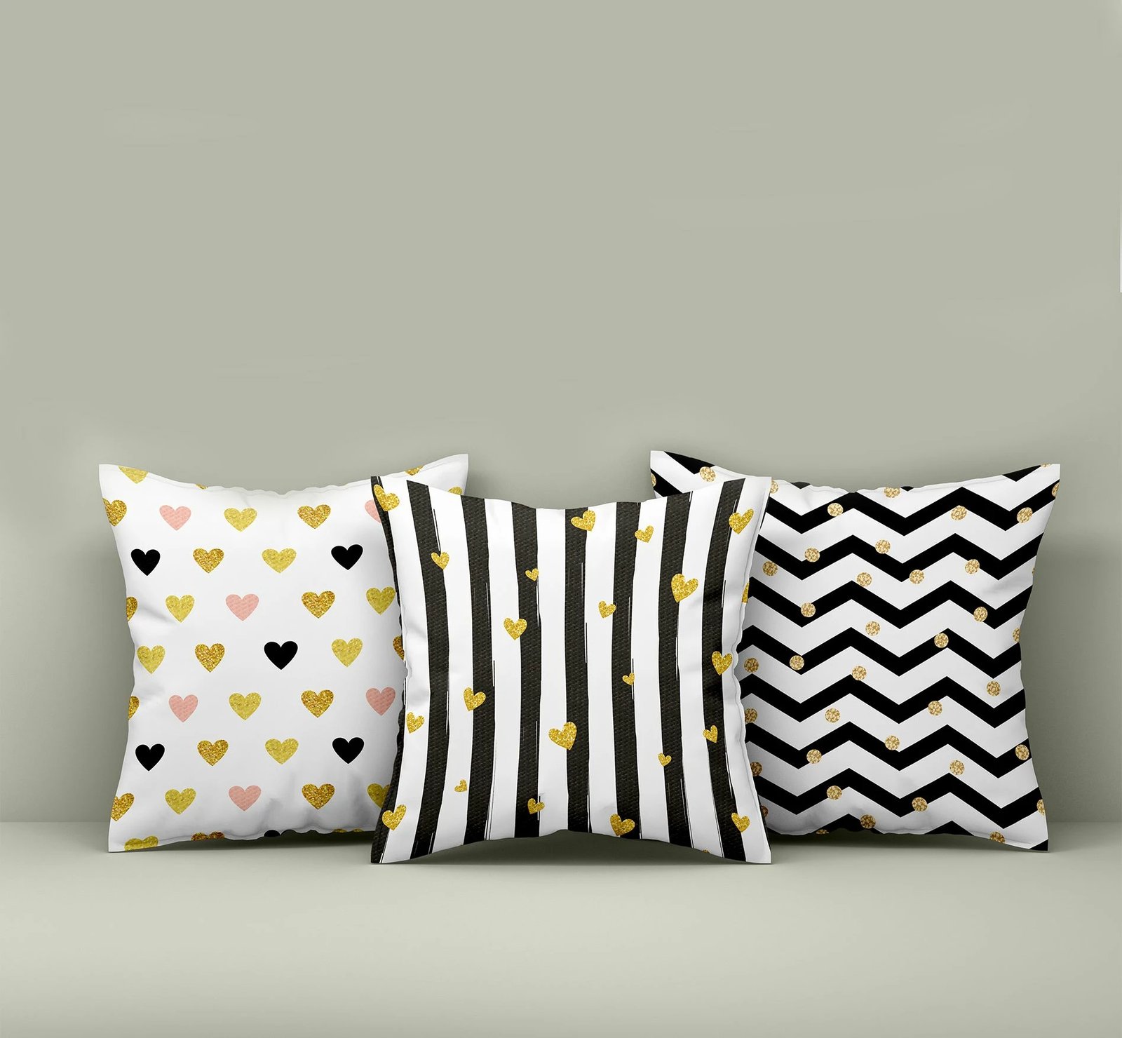 Set mbulesash jastëku (3 copë), Evila Originals, HMI-KIR-100