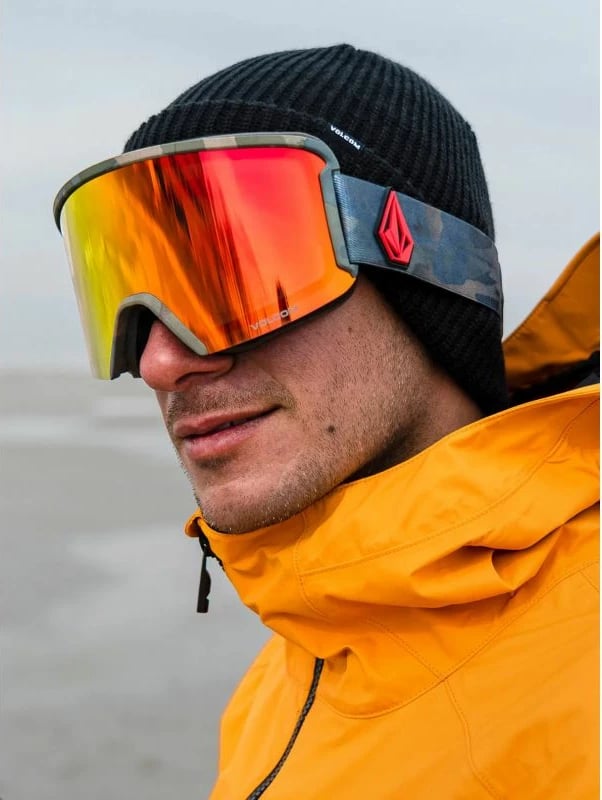 Syze për ski Volcom, garden camo/red chrome