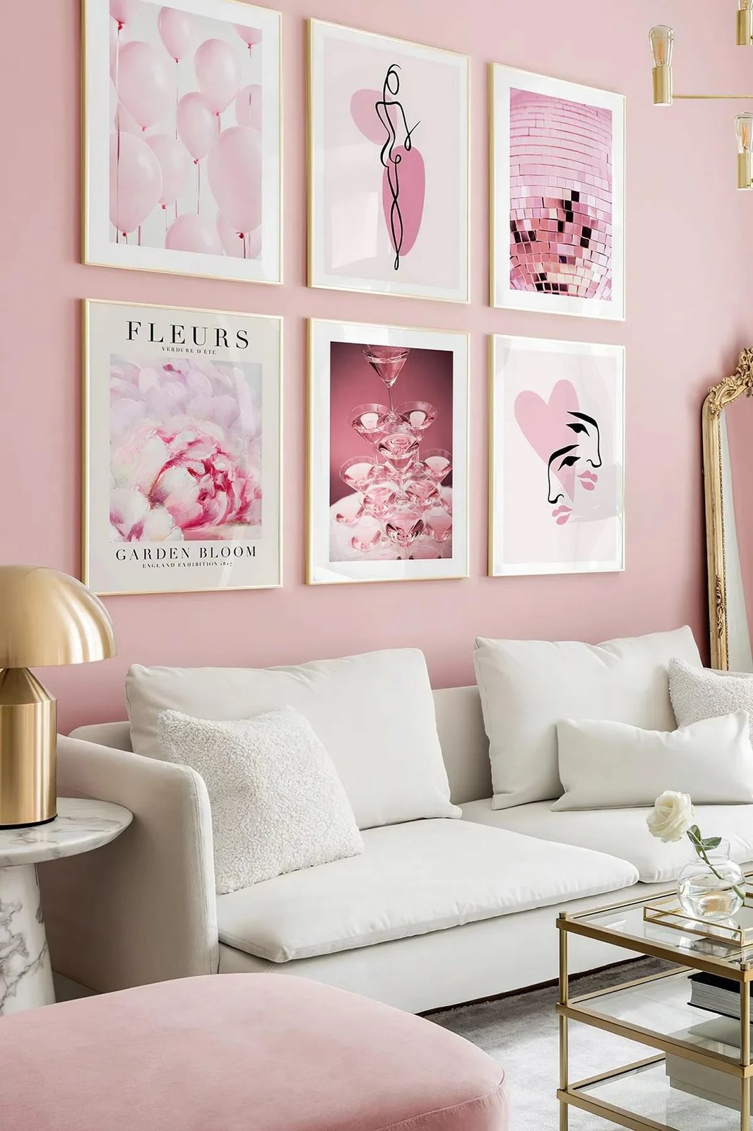 Set pikturash dekorative me kornizë (6 copë), Wallity, Artavessastko93