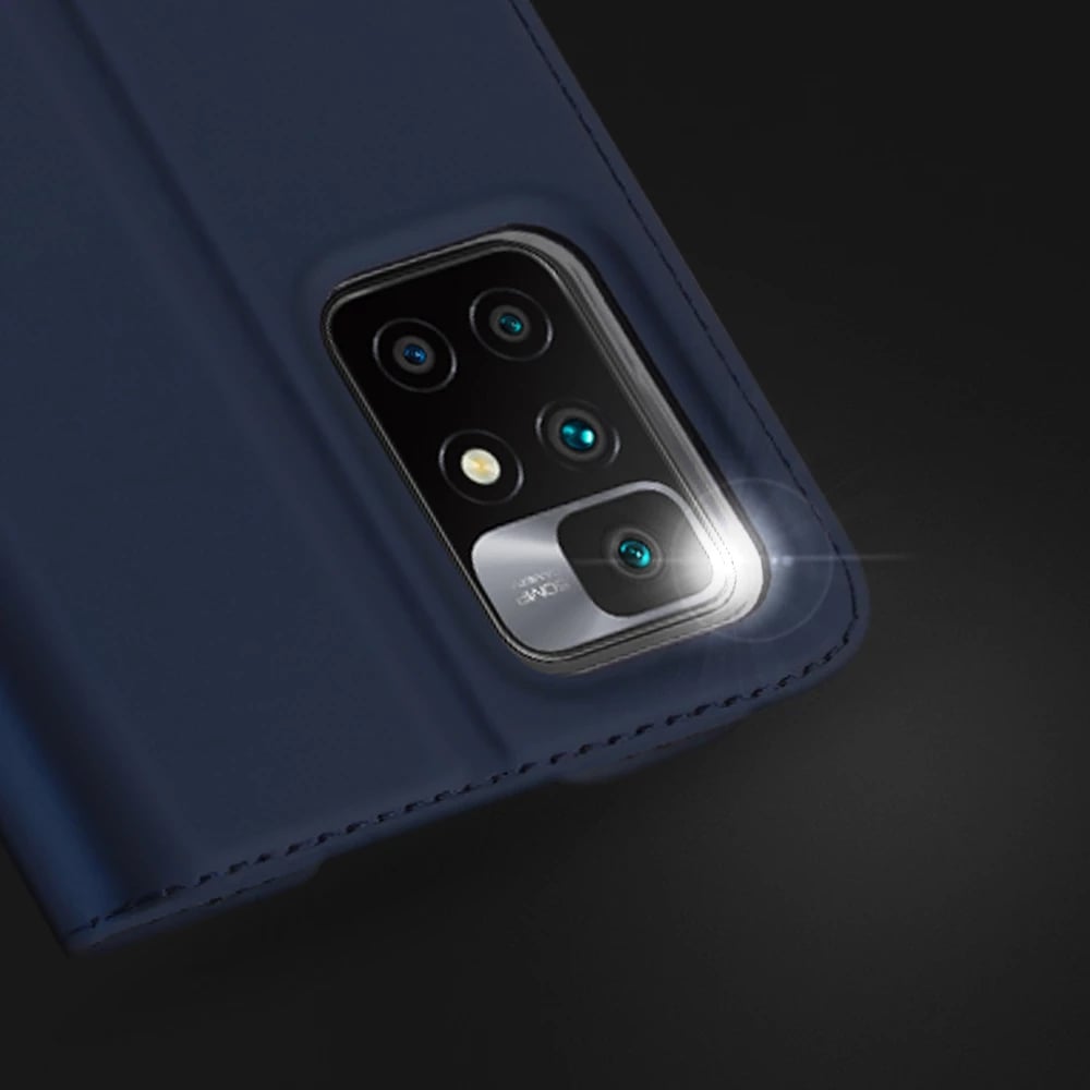 Mbështjellës Dux Ducis Skin Pro për Xiaomi Redmi 10, me kapak, me mbajtëse kartelash, Gold Mbështjellës Dux Ducis Skin Pro për Xiaomi Redmi 10, me kapak, me mbajtëse kartelash, Gold