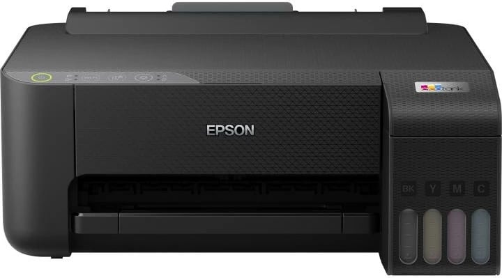 Printer, Epson EcoTank ET-1810 ET1810, A4, inkjet 300 dpi, 10-11 ppm, Wi‑Fi, e zezë