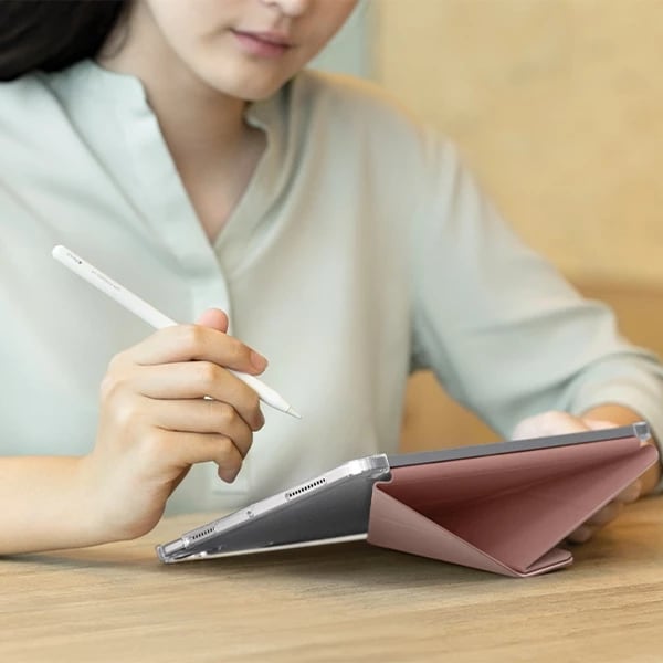 Mbështjellës UNIQ Camden Click për iPad Air 13" (2024), Rozë