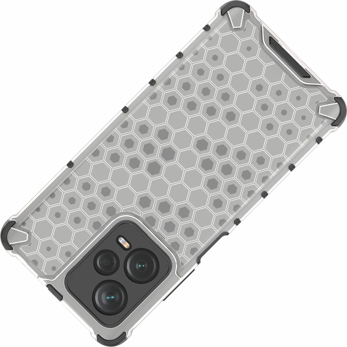 Mbështjellës Hurtel Honeycomb për Xiaomi Redmi Note 12 Pro+, kaltër