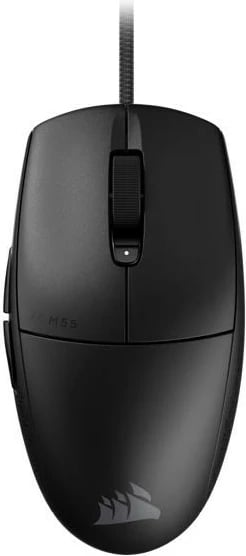 Maus Corsair M55, me kabllo, 16000 DPI, 6 butona, i zi