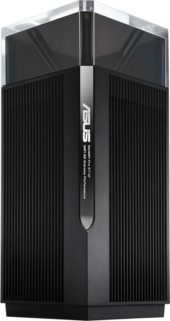 Router mesh Asus ZenWiFi Pro ET12, WiFi 6E AX11000, 2 copë, Zi