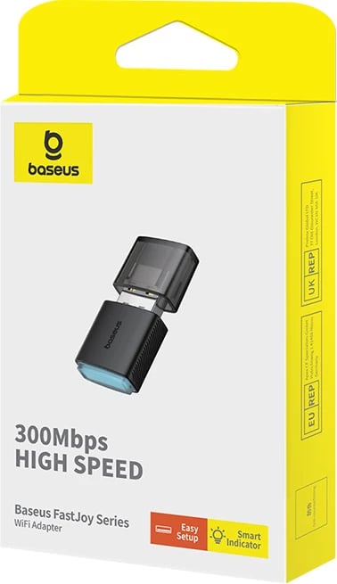 Kartë rrjeti USB Baseus BS-OH169, 300Mb/s, e zezë