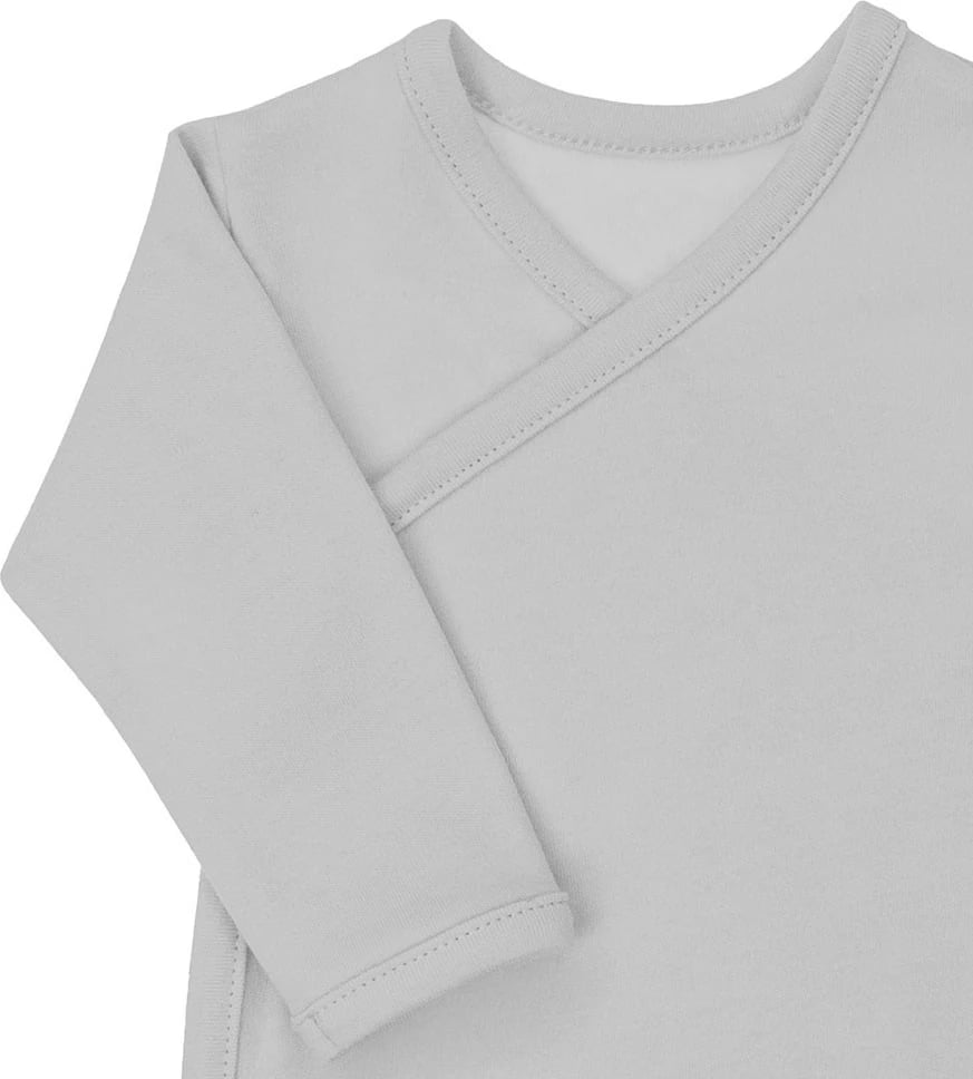 Set bebe Nicol Baby Animals, 100% pambuk, 4 pjesë, madhësi 68 (4-6m), gri