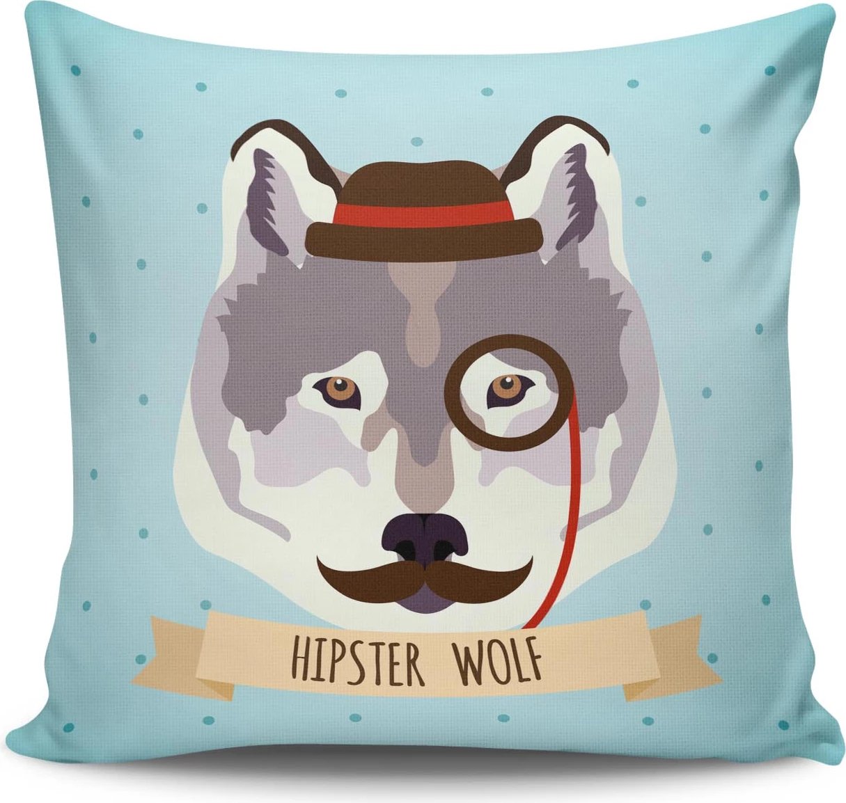 Jastëk Aberto Design, NKRLNT-087, shumëngjyrësh, 43x43cm