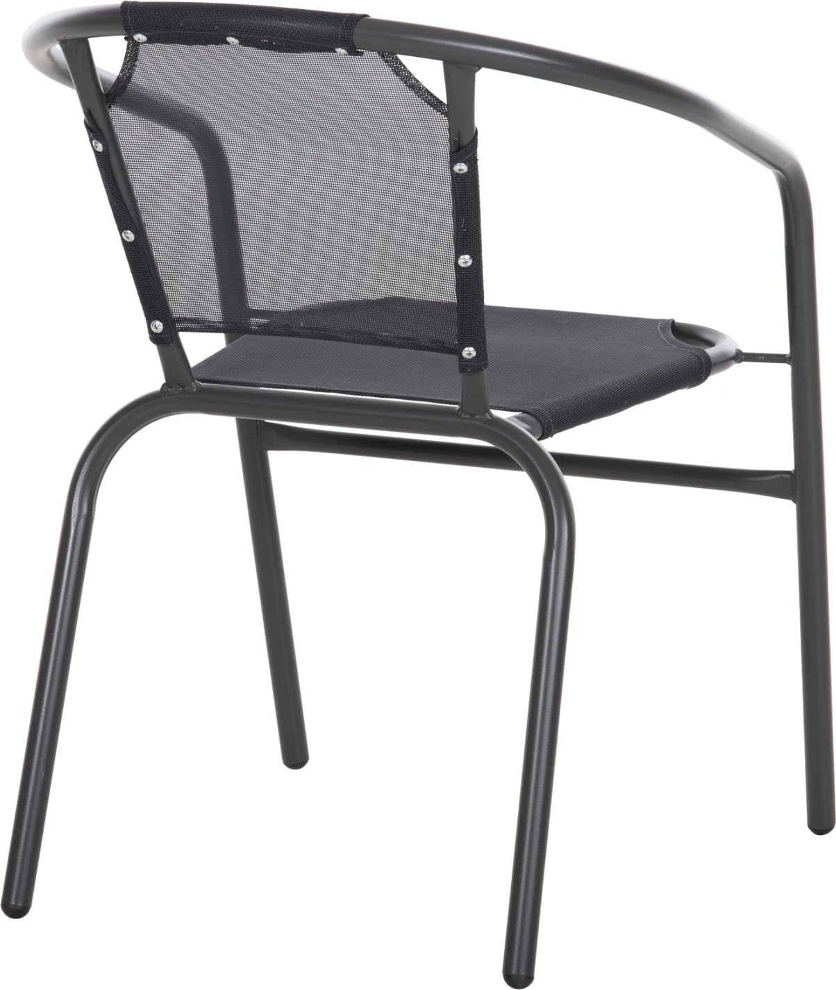 Karrige për jashtë LEDAN FH5977.01 metal & textilene, ngjyrë gri, 55x58x72H cm