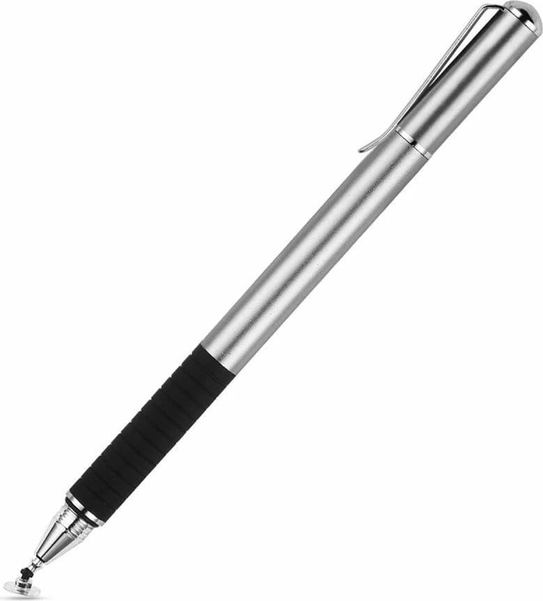 Stilus për ekran me prekje, Tech-Protect Stylus Pen, metal, argjendtë
