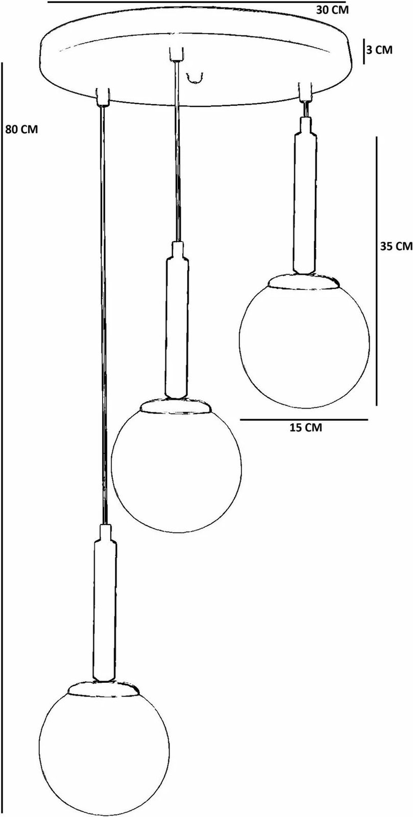 Llambë tavani Opviq, 9059-3, metal dhe xham, gri/zi