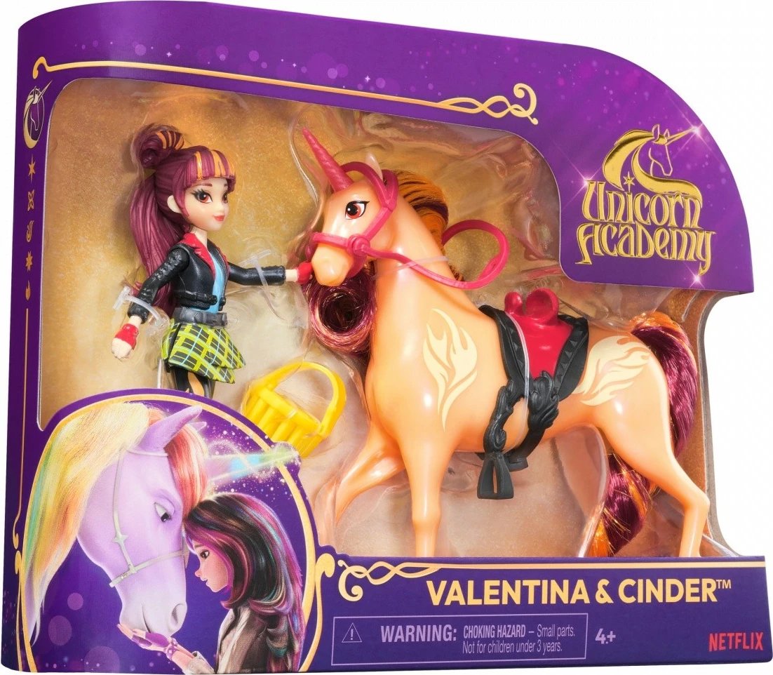 Set figurina Unicorn Academy Spin Master 6071175, Ava dhe Leaf, 11 cm + 13 cm, për vajza Set figurina Unicorn Academy Spin Master 6071175, Ava dhe Leaf, 11 cm + 13 cm, për vajza