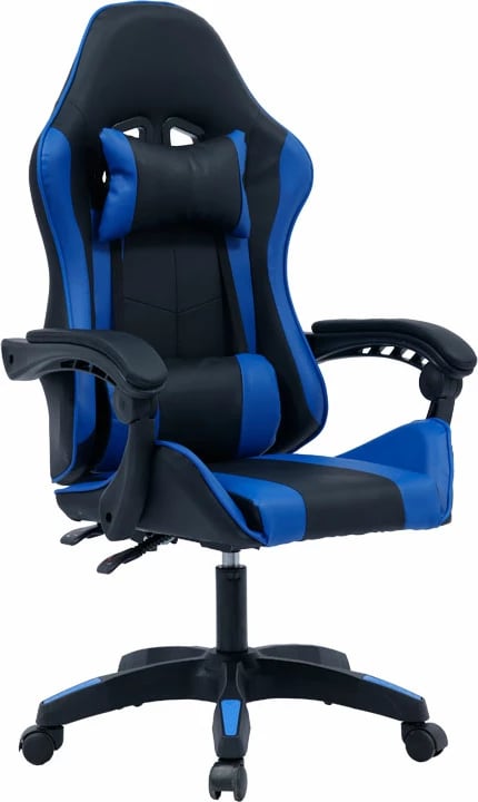 Karrige gaming William, e zezë/e kaltër