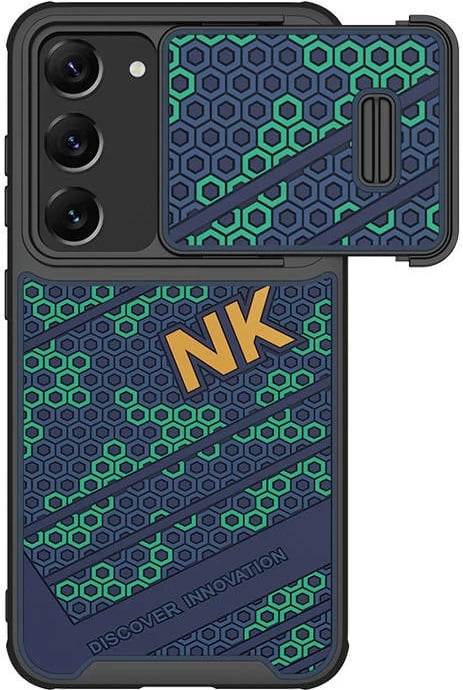 Mbështjellës Nillkin Striker për Samsung Galaxy S23, blu-jeshil