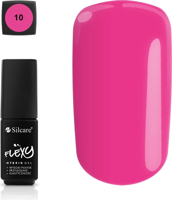 Llak për thonj Silcare Flexy Hybrid Gel 10, 4.5g