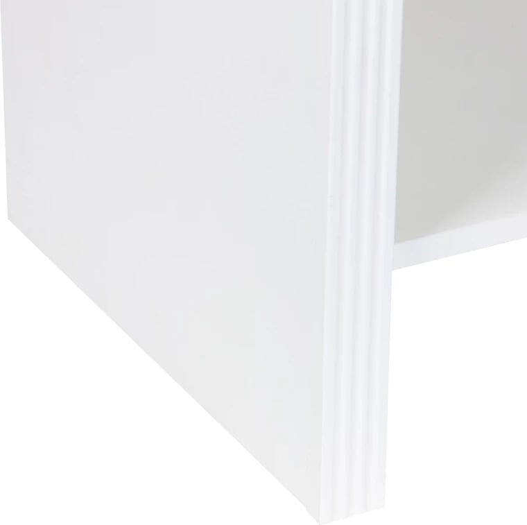 Komodinë Zeplen MDF ngjyrë e bardhë 40x30x53cm