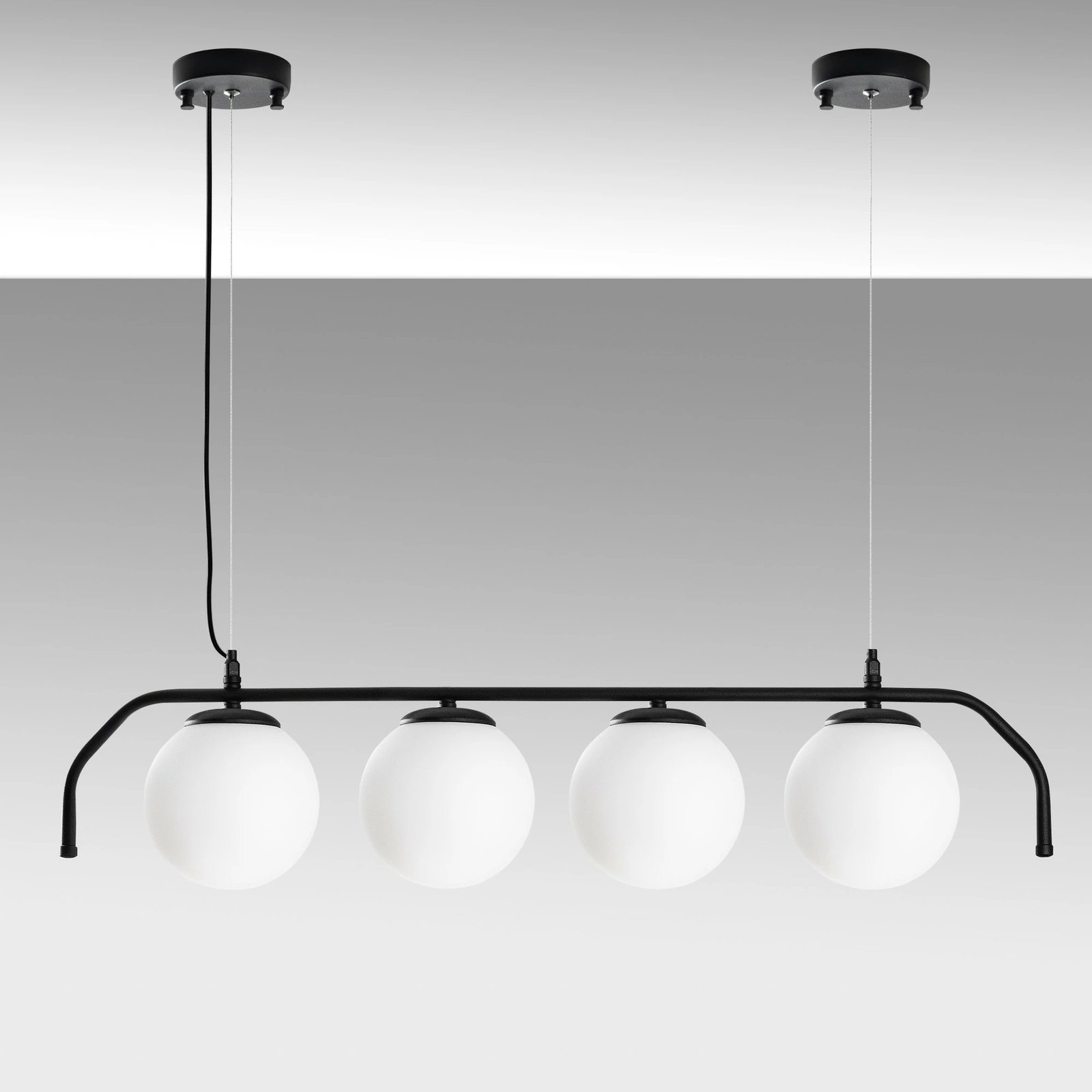 Llambë tavani Opviq, Antler, e zezë, 30-120cm