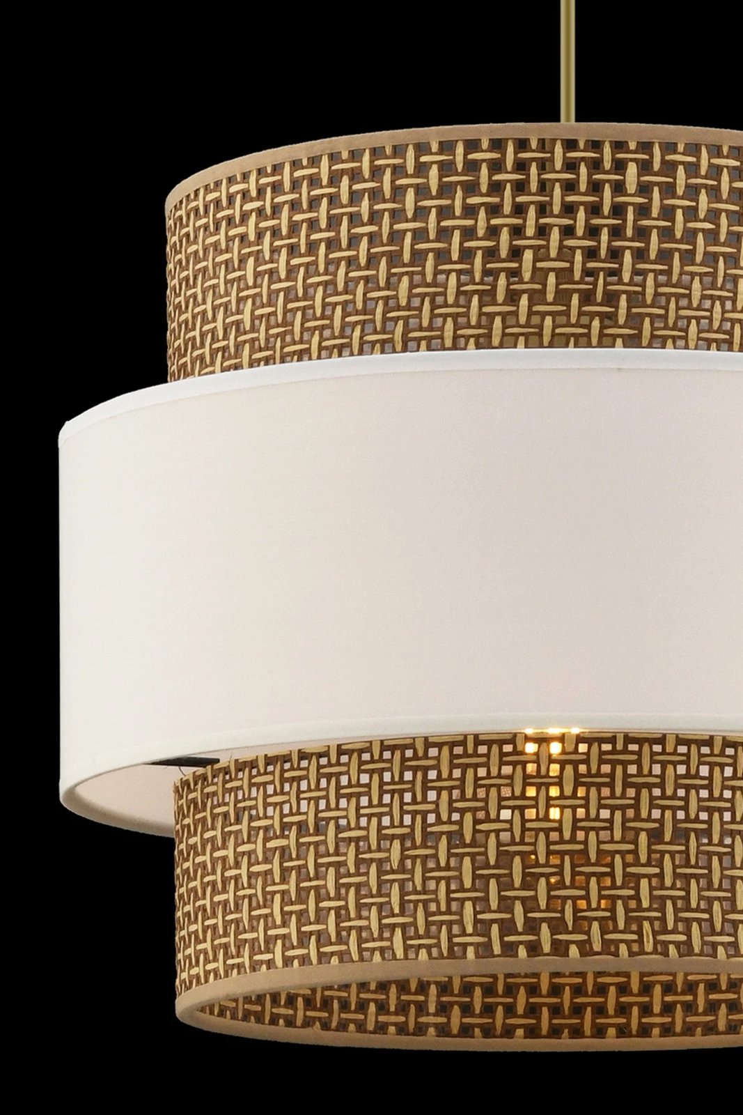 Llambë tavani Opviq, Cascade, bezhë dhe e bardhë Llambë tavani Opviq, Cascade, bezhë dhe e bardhë