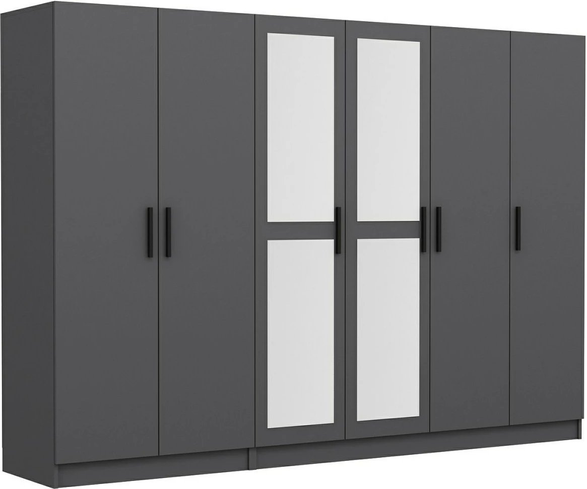 Dollap për rroba, ngjyrë antracit, Skye Decor, 5091