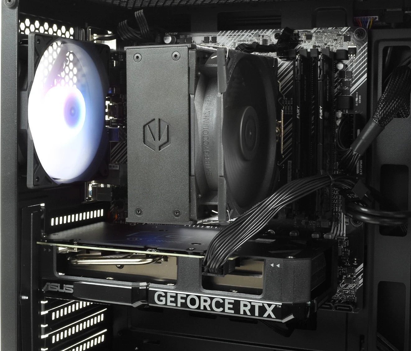 Kompjuter Komputronik Infinity R550, AMD Ryzen 5 5500, RAM 32GB, RTX 4060 Ti, SSD 2TB, e zezë