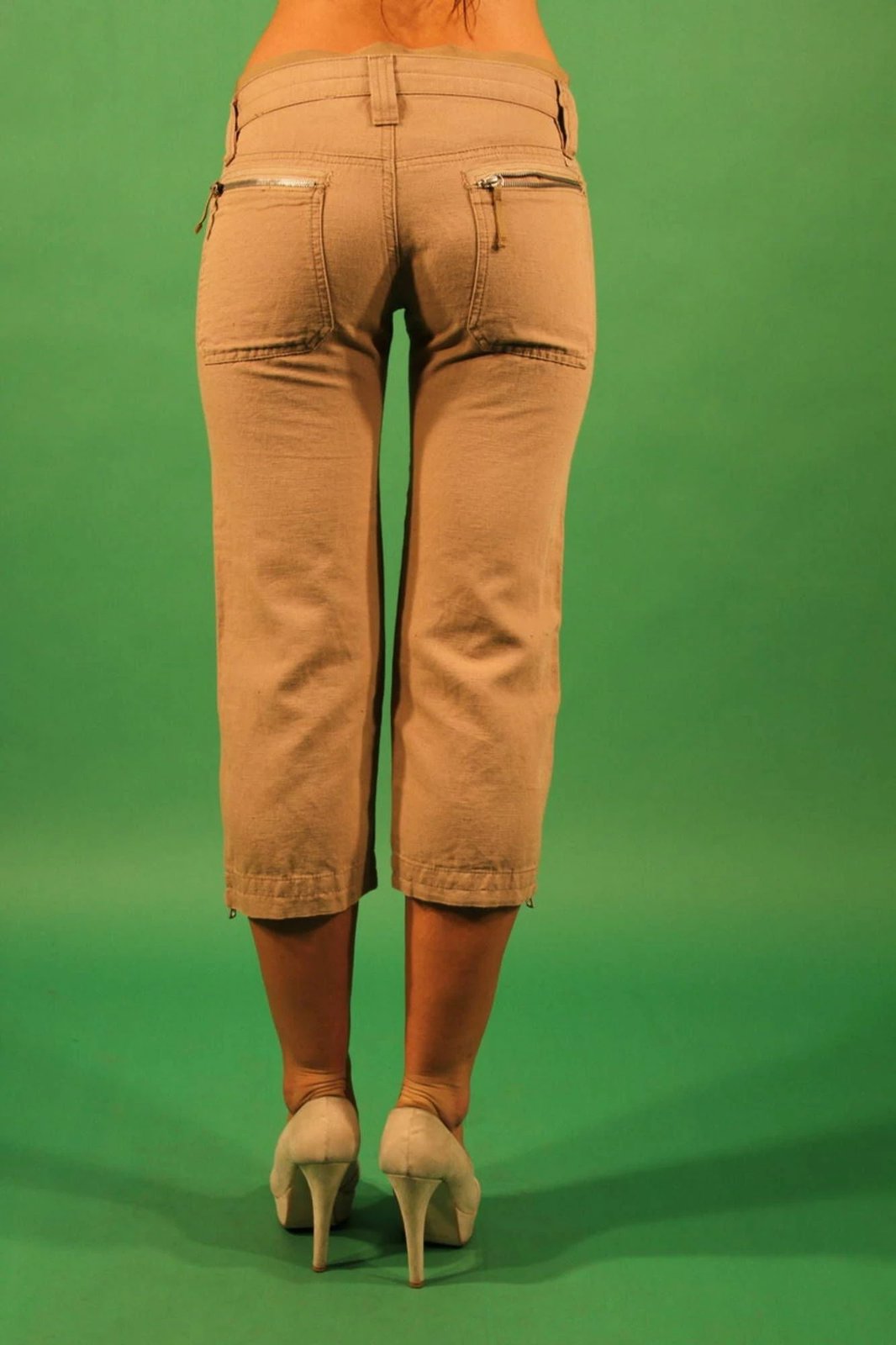 Pantallona GAS Pinocchietto femra, beige