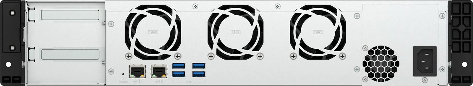 NAS server QNAP TS-855eU-8G, 2U, 8x2.5"/3.5" SATA, Intel Atom C5125, 8GB RAM, 2x2.5GbE, i zi