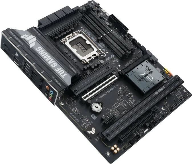 Pllakë amë Asus TUF GAMING B860-PLUS WIFI, LGA1851, DDR5, ATX, me WiFi, e zezë