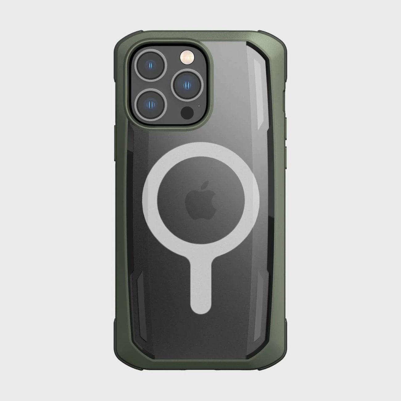Mbështjellës Raptic X-Doria Secure built për iPhone 14 Pro, me MagSafe, i gjelbër